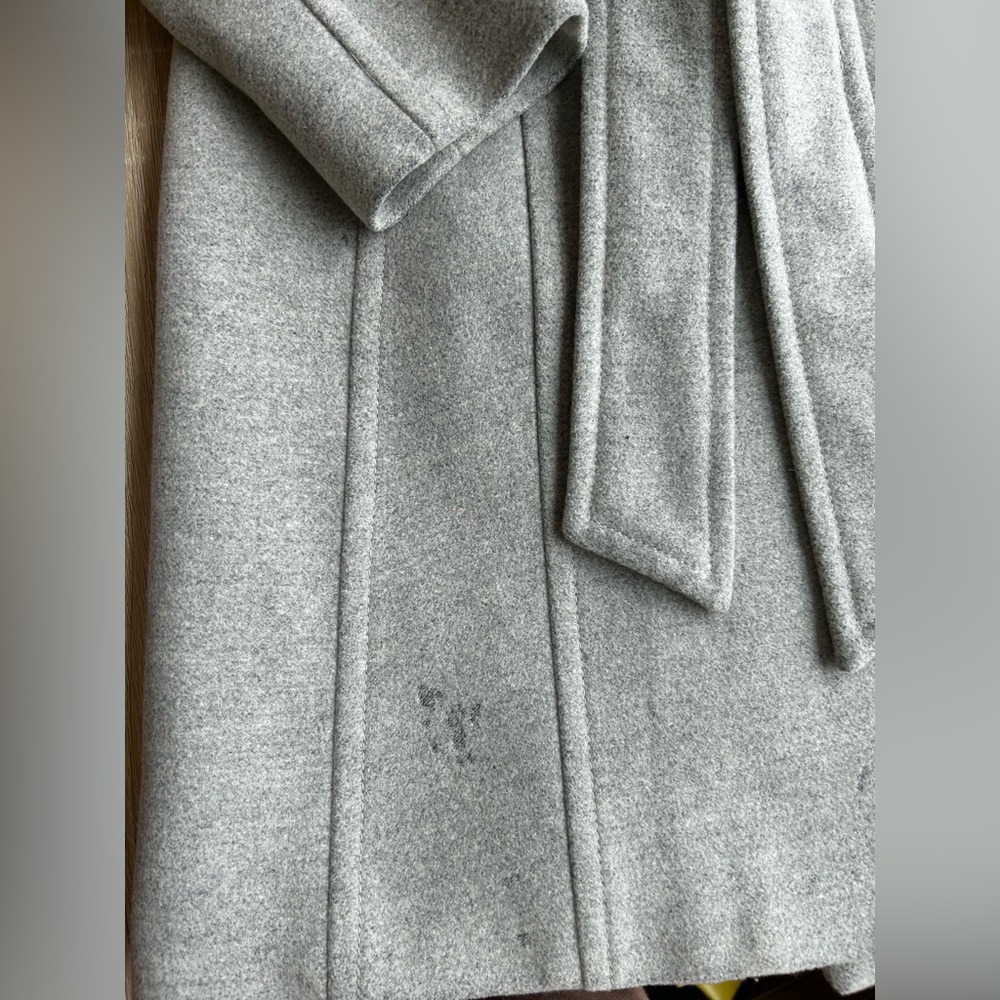 Babaton Light Gray Wrap Coat - Picture 7 of 7